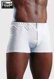 Pánské lesklé elastické boxerky