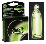 Love Light - kondomy svítící ve tmě (3 ks)