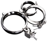 Metal Worx kovový kroužek na penis (4,5 cm)