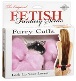 Plyšová pouta Furry Cuffs růžové Plyšová pouta Furry Cuffs růžové