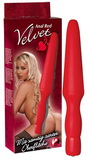 Vibrátor Velvet Anal červený