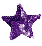 Ozdoby na bradavky Purple Star Bad Kitty