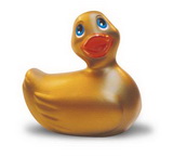 I Rub My Duckie Holiday Ornament Gold I Rub My Duckie Holiday Ornament Gold