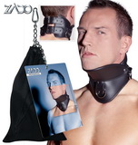 Kožený bondage obojek