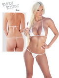 Bílé mini bikiny