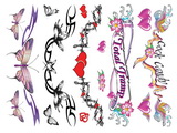 Tattoo souprava - Sexy Lower Back