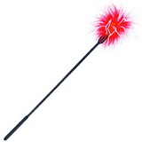 Lechtací bičík - Fluffer Tickler - červeno-bílý
