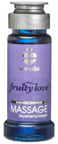 Masážní olej Fruity Love borůvka / černý rybíz (50 ml)