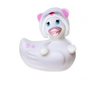 I Rub My Duckie Travel Size Hoodie Kitty White