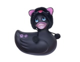 I Rub My Duckie Travel Size Hoodie Kitty Black