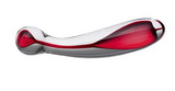 Skleněné dildo Simply Blown G Glass Rubis
