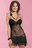 Košilka Obsessive Latino Chemise černá