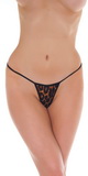 Trojúhelníkové mini tanga - leopardí